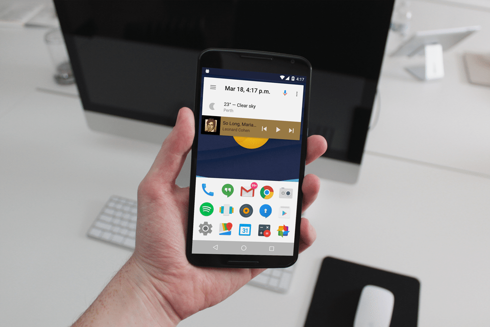 Asap Launcher: grafica flat, Google Now e schede a scorrimento – Launcher Saturday