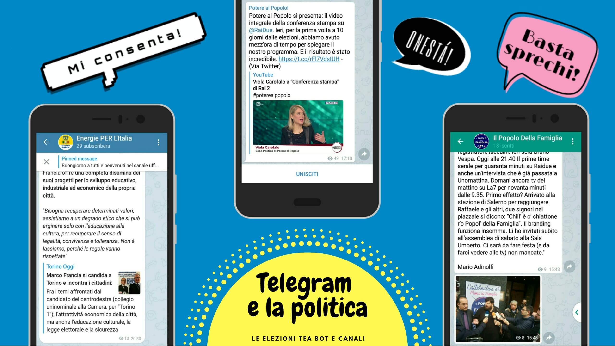 Guida ai più popolari partiti politici su Telegram, in Italia e all’estero